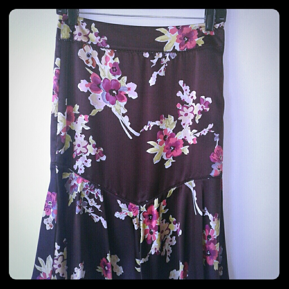 The Limited Floral Career Skirt